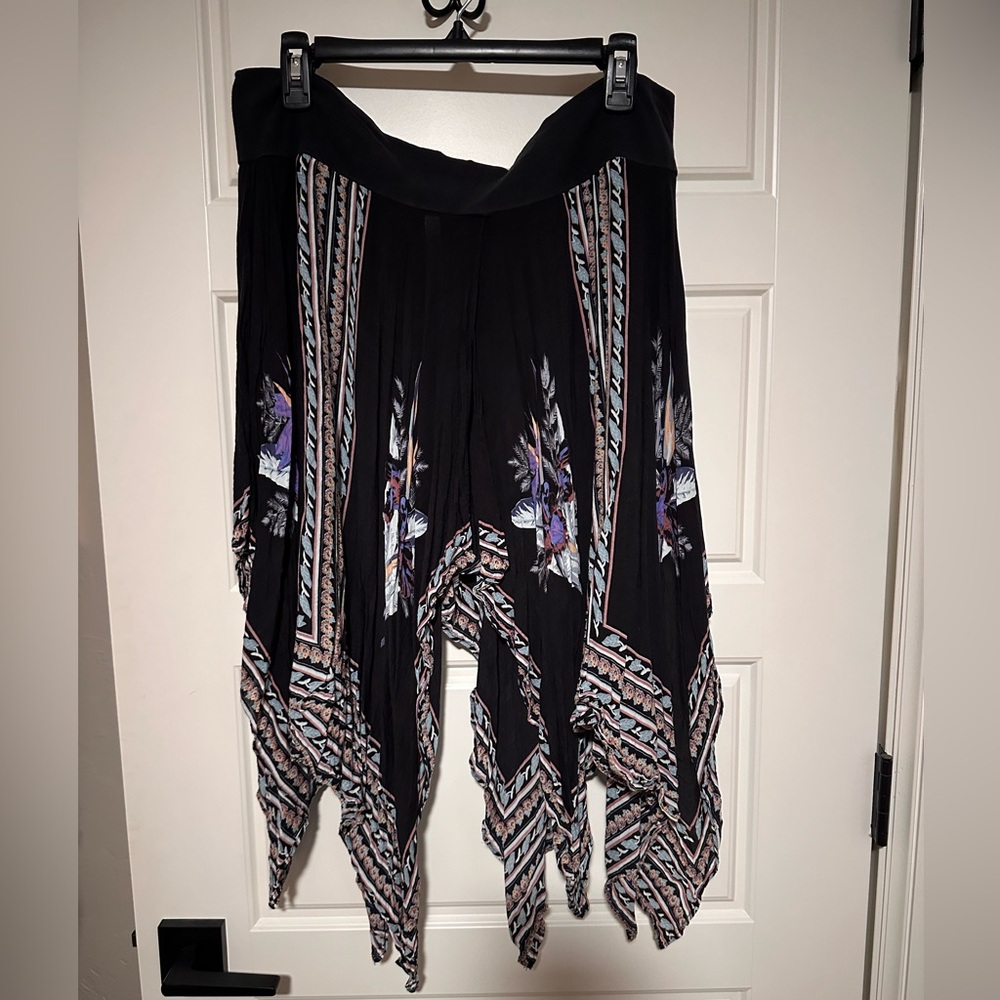 Free People Layered Handkerchief Skirt Size Large